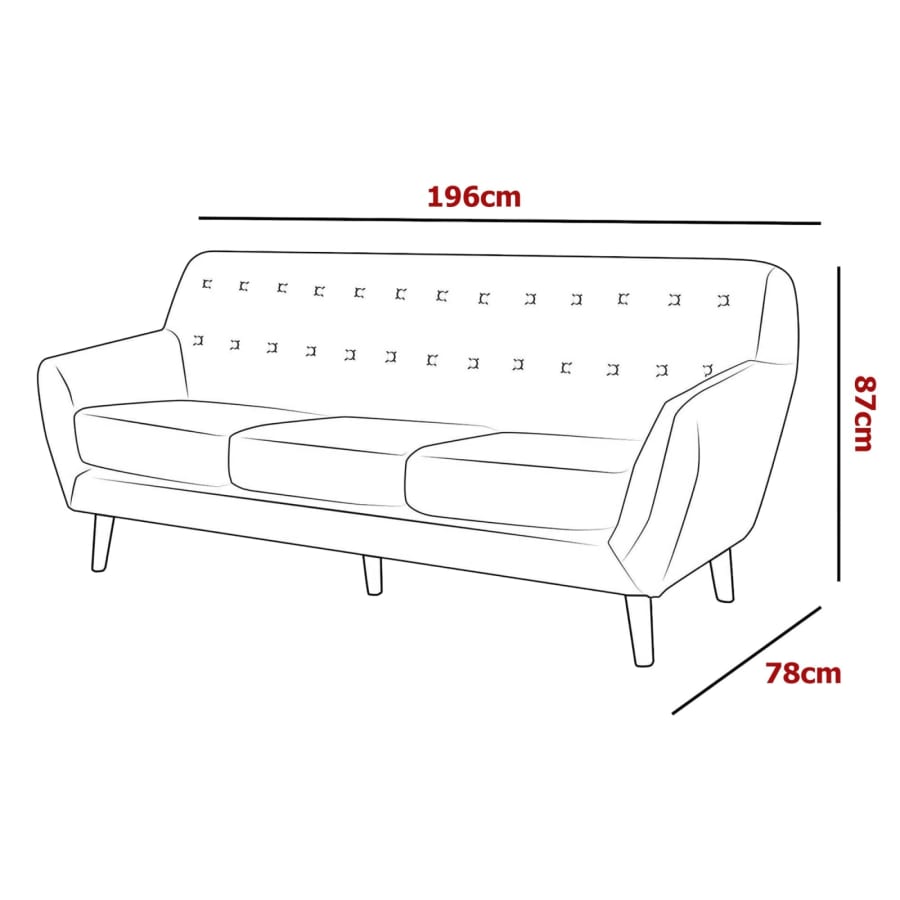 Ensemble canap&eacute; en tissu gris 3+2+1 places scandinave